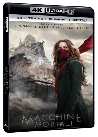 Locandina italiana DVD e BLU RAY Macchine mortali 
